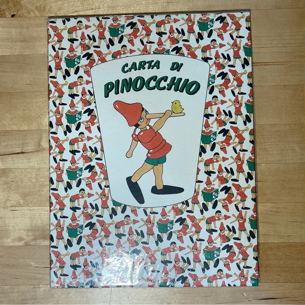 Vintage Unused Emmevu Firenze Pinocchio Stationery Made in Italy